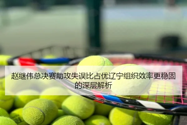 赵继伟总决赛助攻失误比占优辽宁组织效率更稳固的深层解析